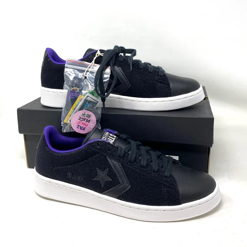 Converse Pro Leather Low Skate Women's Shoes Black Suede Casual Sneakers A01649C - Picture 9 of 11